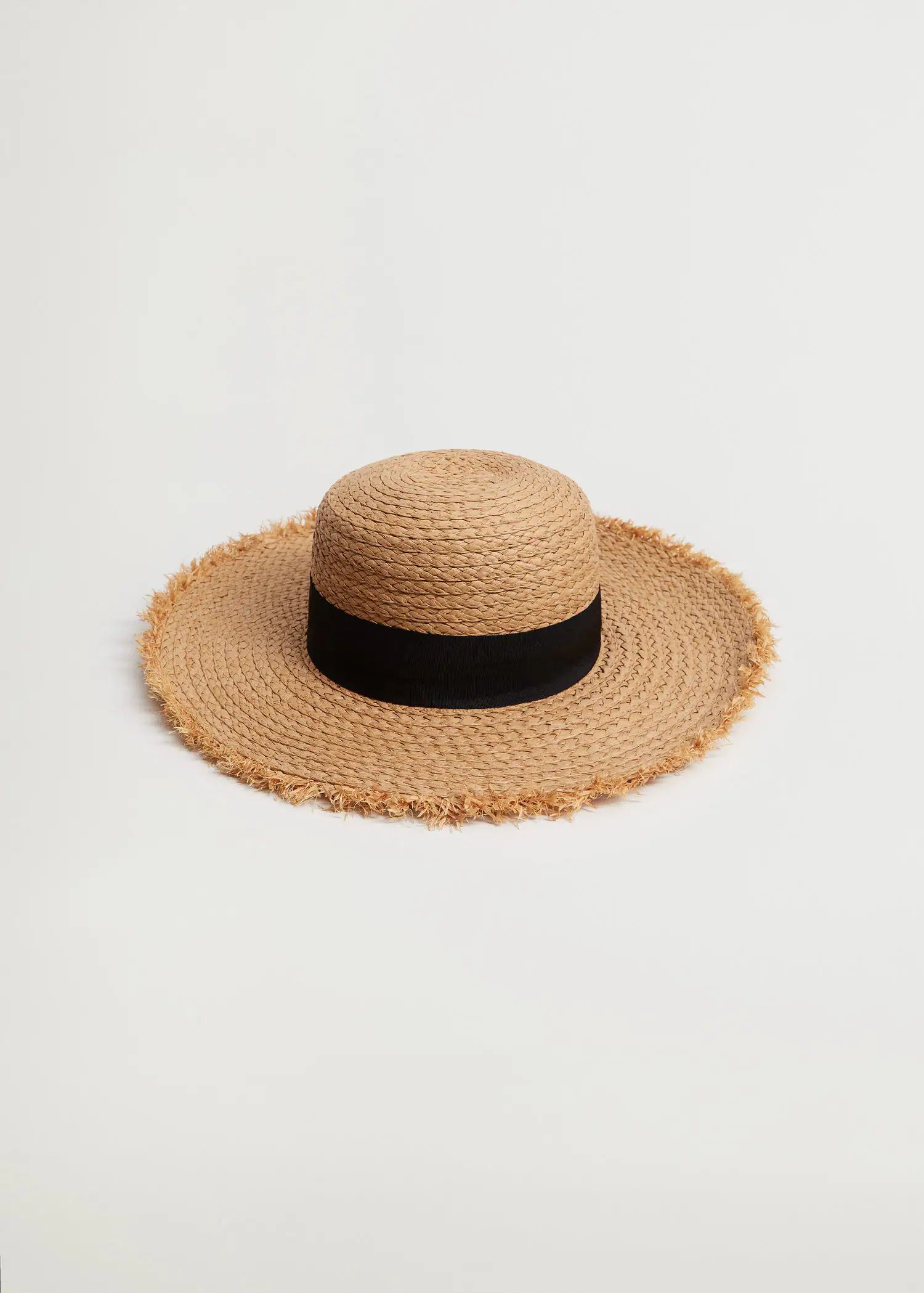 Ribbon straw hat | MANGO (US)