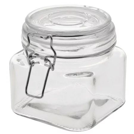 Square Glass Jars with Clasp Lids 20 oz. | Walmart (US)
