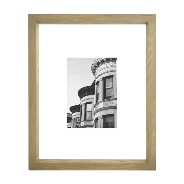 Better Homes & Gardens 11x14 Floating Gallery Wall Picture Frame, Natural Wood | Walmart (US)