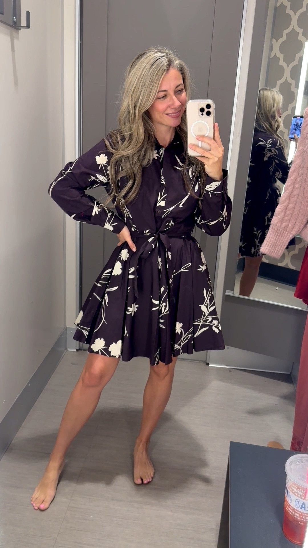 One of my absolute favorite dress this fall from Target! This a new day dress so flattering and perfect for fall photos! I own this exact dress in another color from this spring, and it is one of my absolute favorites! It also comes in a cream/black option! Wearing an XS

#LTKOver40 #LTKStyleTip #LTKPetite