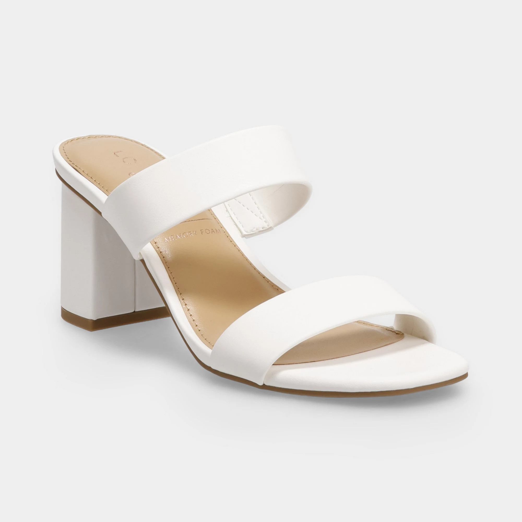 LC Lauren Conrad Rayelle Women's Block Heel Two Strap Sandals | Kohl's