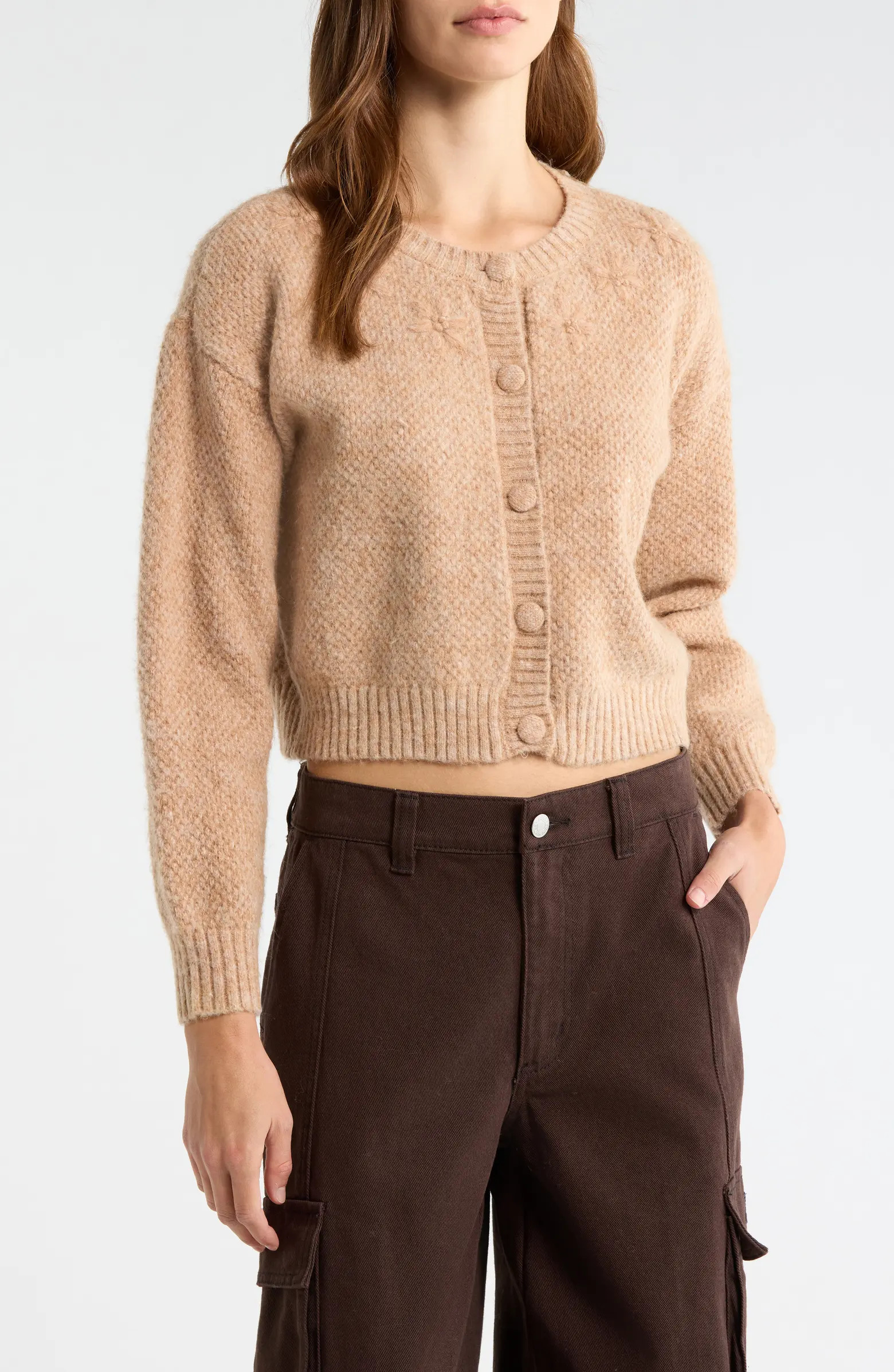 Floral Embroidered Cardigan | Nordstrom