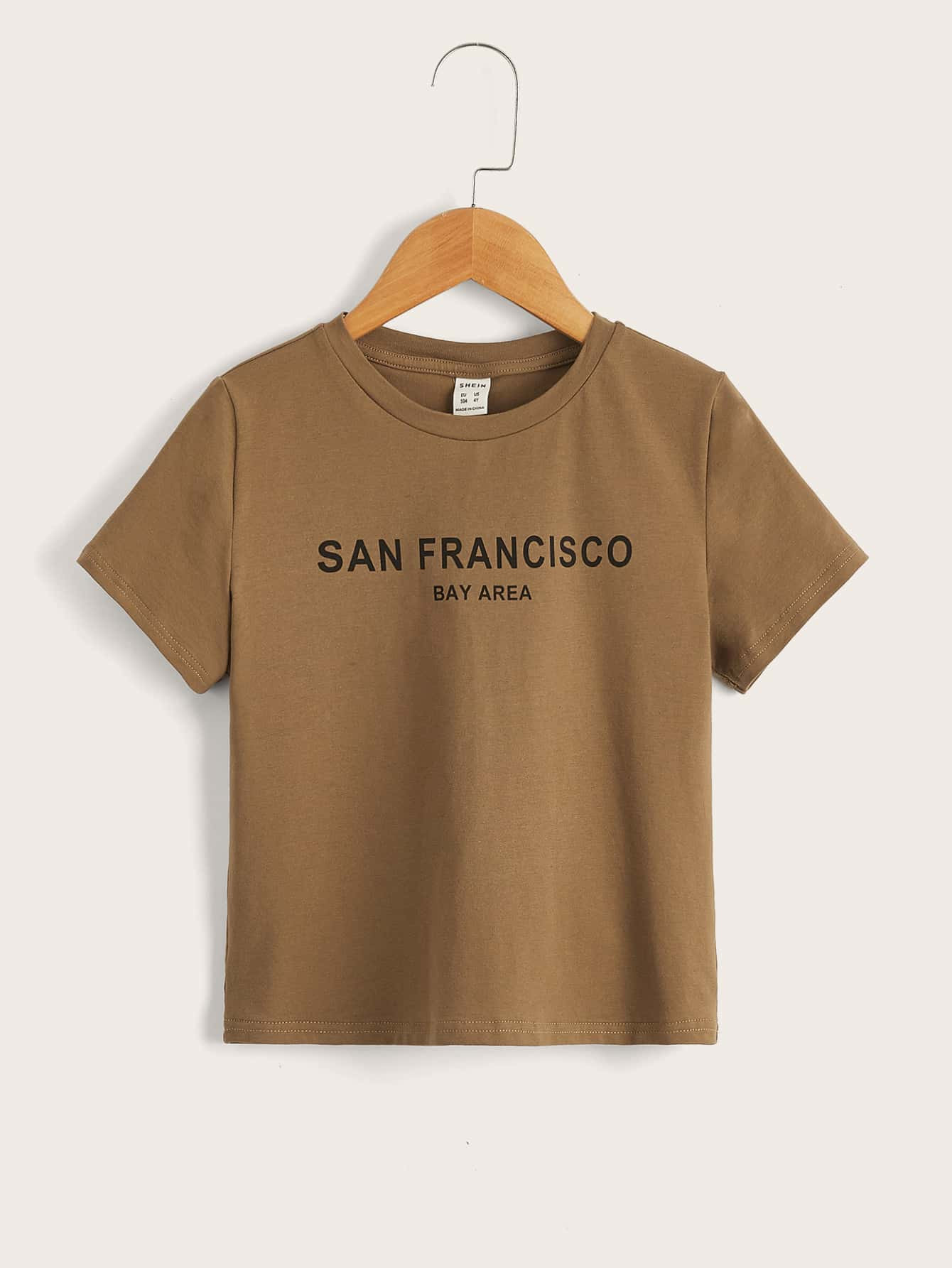 SHEIN Kids EVRYDAY Toddler Boys Letter Graphic Tee | SHEIN