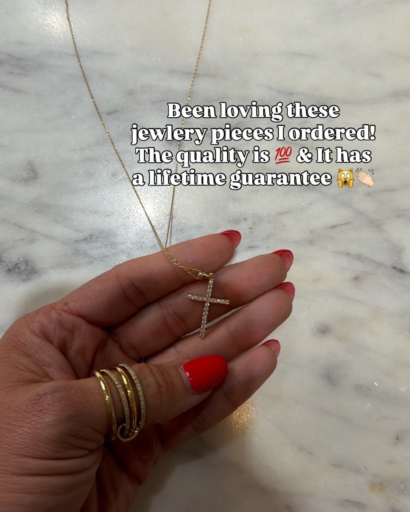 I’ve been so impressed with these jewelry pieces! ✨ They look so expensive, don’t tarnish, and even come with a lifetime guarantee. 🤍

#JewelryFinds #AmazonJewelry #EverydayJewelry #GoldJewelry #AffordableLuxury #JewelryLover #LTKFinds #AmazonFinds #FashionFinds #Accessorize #GiftIdea #EverydayStyle