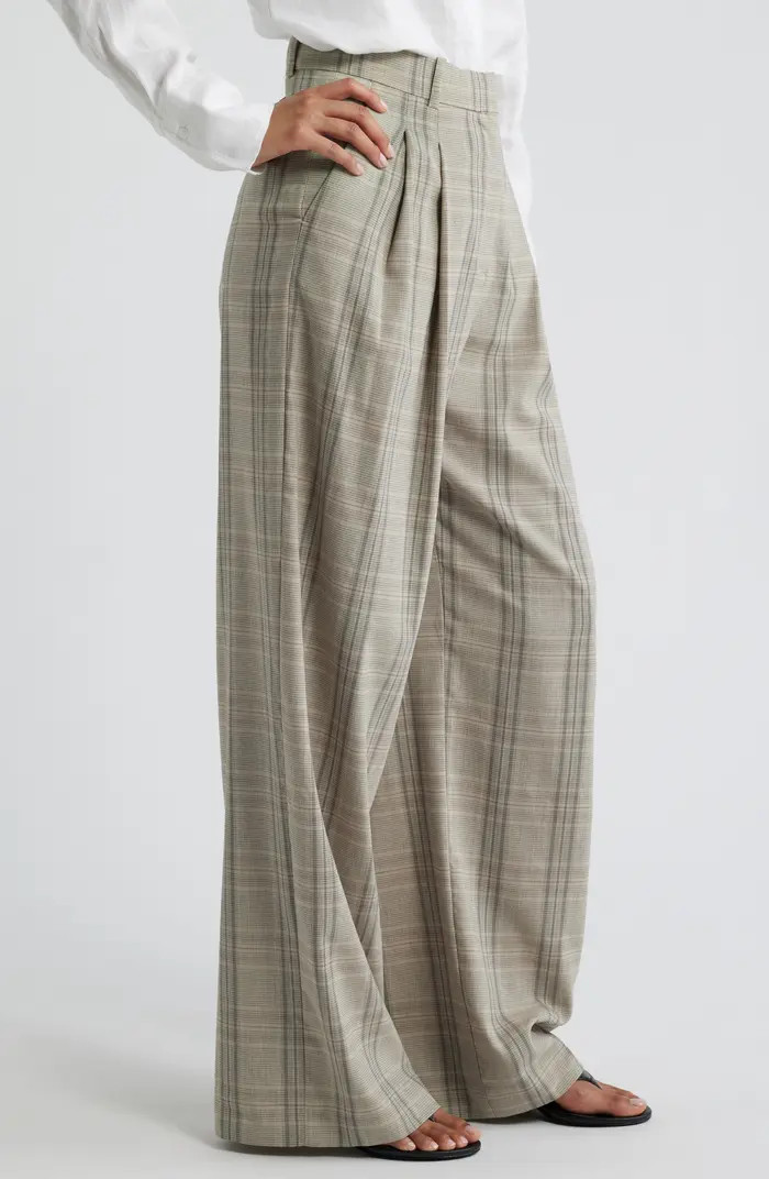 MANGO Pantalon Martin High Waist Wide Leg Pants | Nordstrom | Nordstrom