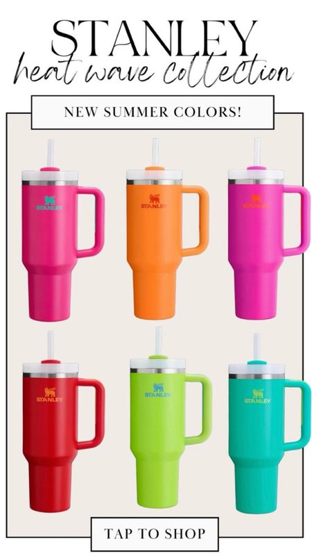 Stanley tumblers heatwave collection for summer


#LTKHome #LTKFamily #LTKSeasonal