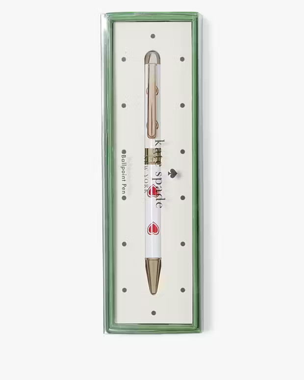 Heartfelt Geo Ballpoint Pen | Kate Spade Outlet