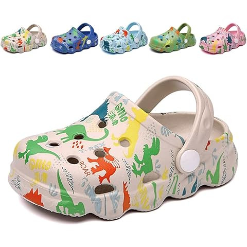 INMINPIN Kids Cute Clogs Cartoon Garden Shoes Boys Girls Slides Slippers Indoor Outdoor Children ... | Amazon (US)