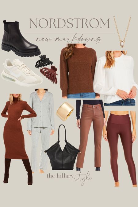 Nordstrom New Markdowns: Sweaters, Sweater Dress, Coated Denim, Leggings, Pajamas, Chelsea Boots, Sneakers, Leather Tote, Hair Clips, Gold Necklace, Gold Ring all on sale! 

#LTKFind #LTKfit #LTKsalealert