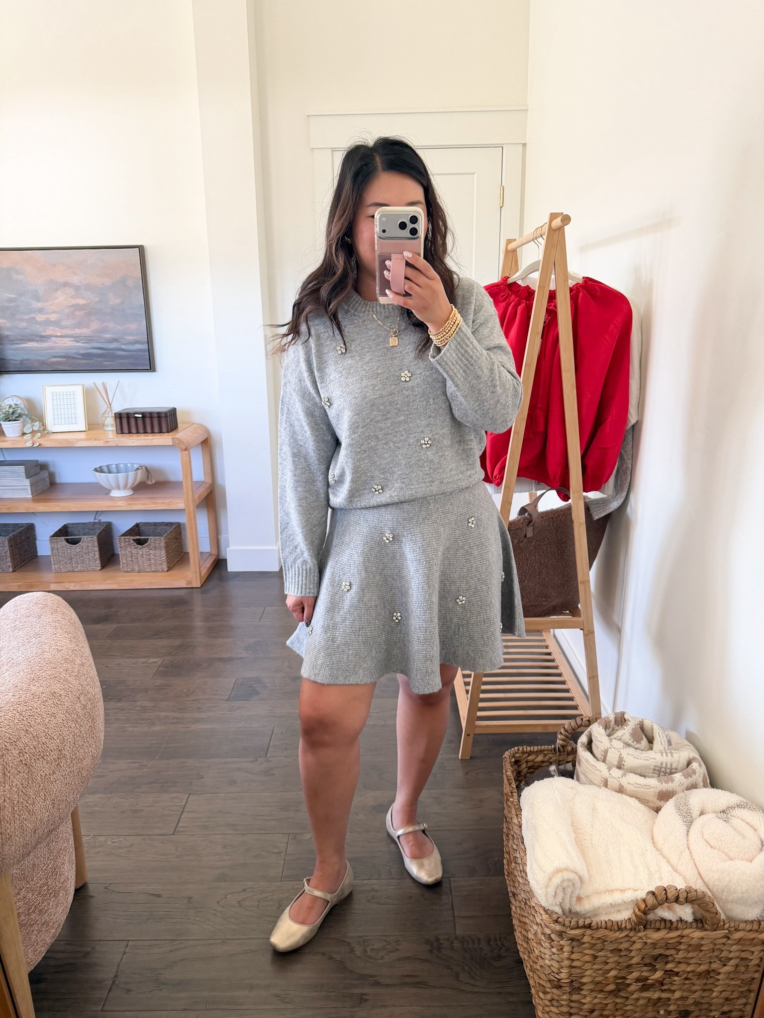 Cutest freaking Walmart set!! Love this embellished details for the holidays! Set is cute with flats, heels and boots and you can wear the pieces as separates too! 
Sweater: Medium
Skirt: Medium

#walmartstyle #affordablefashion #salmad

#LTKHoliday #LTKStyleTip #LTKFindsUnder50