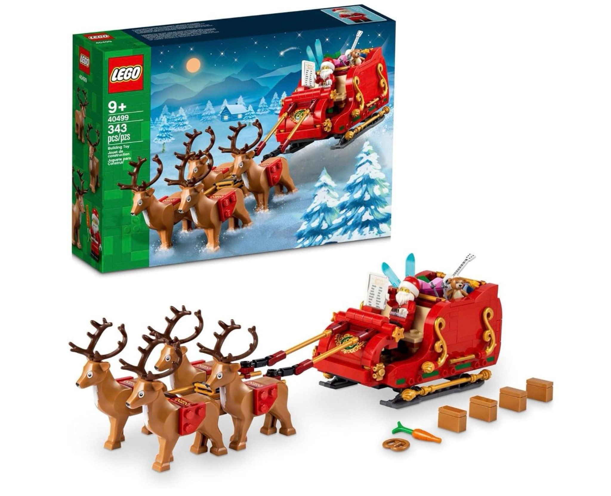 The Lego Santa’s Sleigh keeps selling out and has been near impossible to grab this year, but Amazon JUST did a restock - and there’s even a slight price drop today!! If you have Lego fans in your life, scoop it up now since it will be gone quickly again 🎅🏼

#LTKGiftGuide #LTKSaleAlert #LTKKids