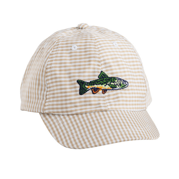 Mud Pie Toddler Boy's Fish Hat in Green | 100% Cotton | Mud Pie