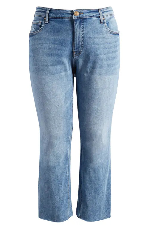 KUT from the Kloth Kelsey Fab Ab High Waist Ankle Jeans in Comprehensive at Nordstrom, Size 18W | Nordstrom