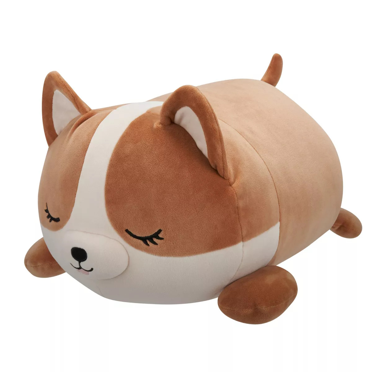 Squishmallows 18" Large Plush Regina Brown and White Corgi Sleepamallows | Target