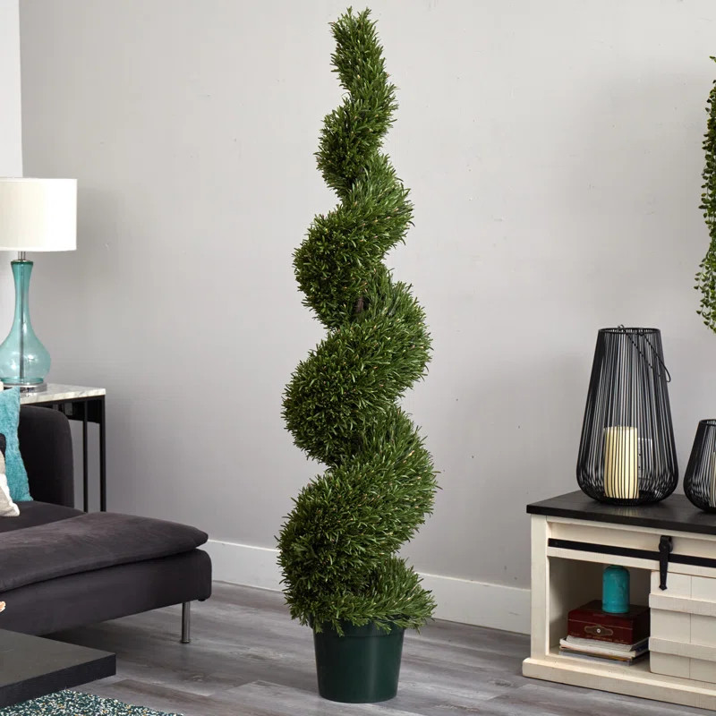 Rosemary Faux Cedar Topiary in Pot | Wayfair North America