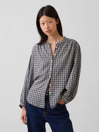 Relaxed Button-Front Shirt | Gap (US)