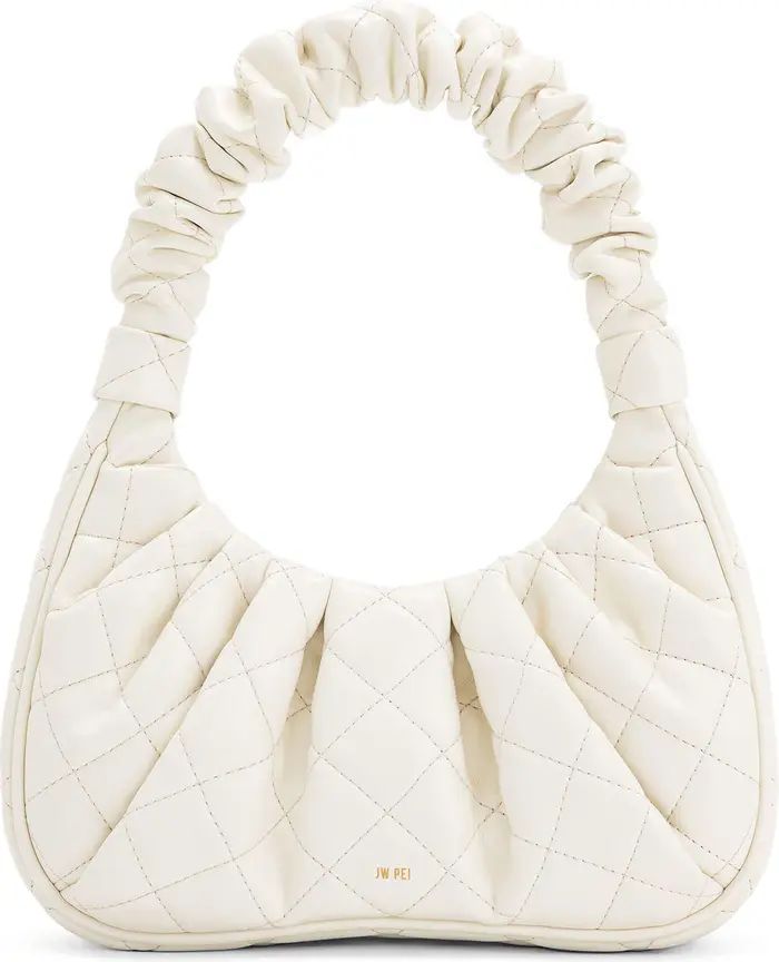Gabbi Rhombus Ruched Quilted Faux Leather Handbag | Nordstrom