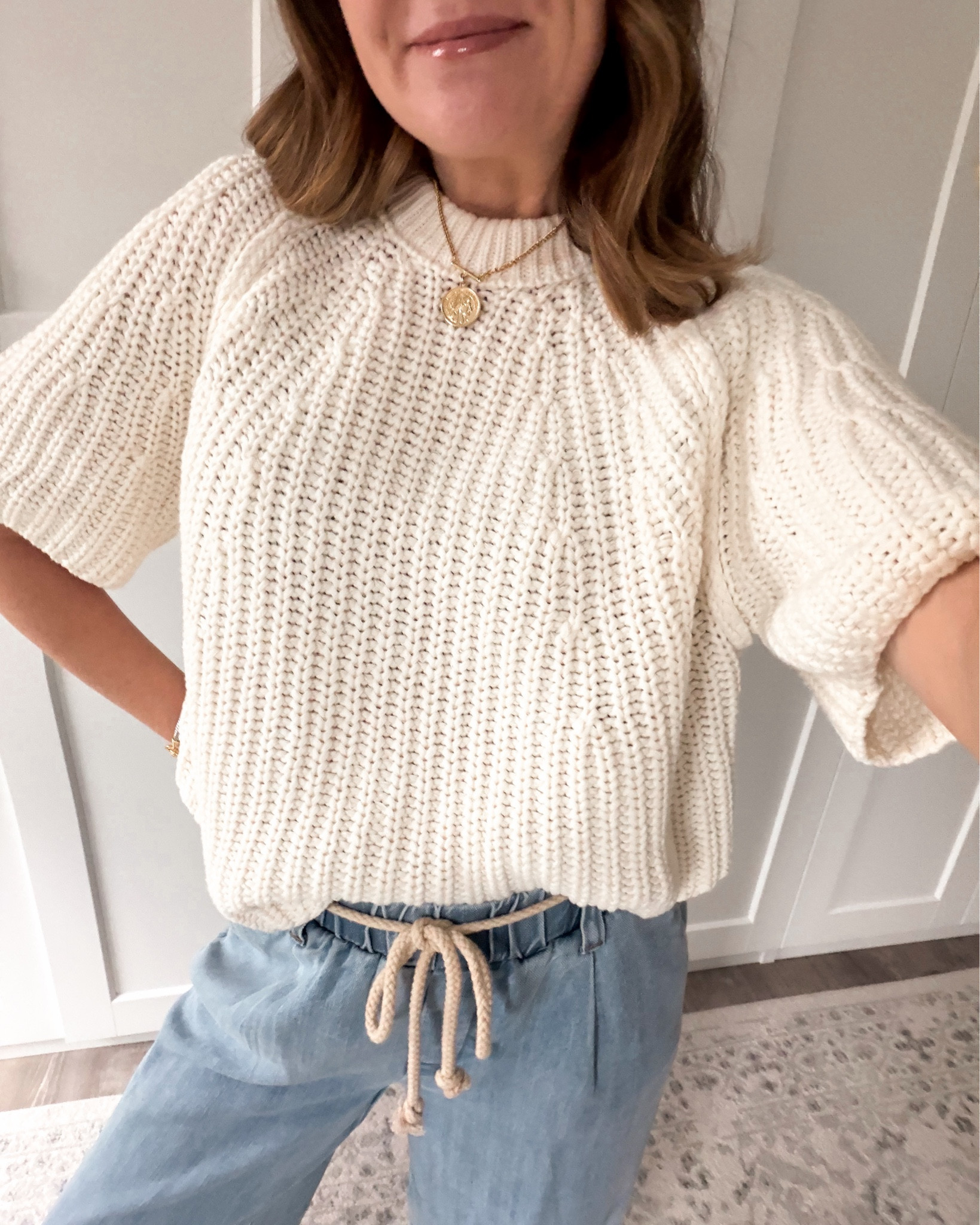Viral spring fashion finds - these new spring finds are too good not to share with my friends! Sweater tees to transition into the spring season, chic loafer mules that are as comfy as sneakers, $50 jeans that look and feel like the viral $239 pair, sandals that are as comfy as Birks but cuter, and more!

Look for less, lioness tee, ecru jeans, oversized suede clutch, adidas handball spezial sneakers, denim bomber jacket

#LTKOver40 #LTKSaleAlert #LTKSeasonal
