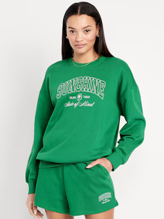 SoComfy Oversized Graphic Sweatshirt | Old Navy | Old Navy (US)