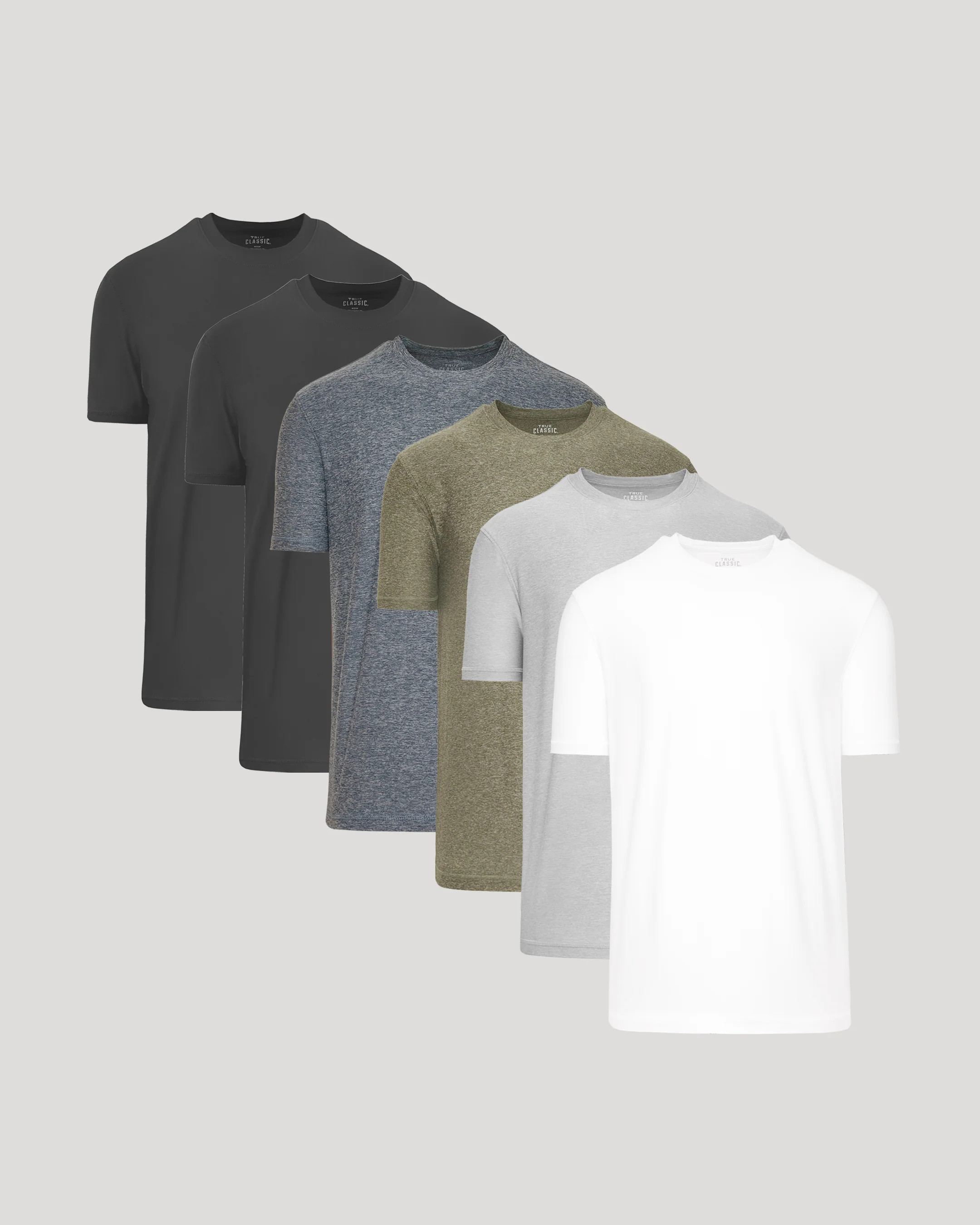 Heather Staple Active Crew 6-Pack | True Classic