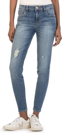 Donna Ripped Ankle Skinny Jeans | Nordstrom