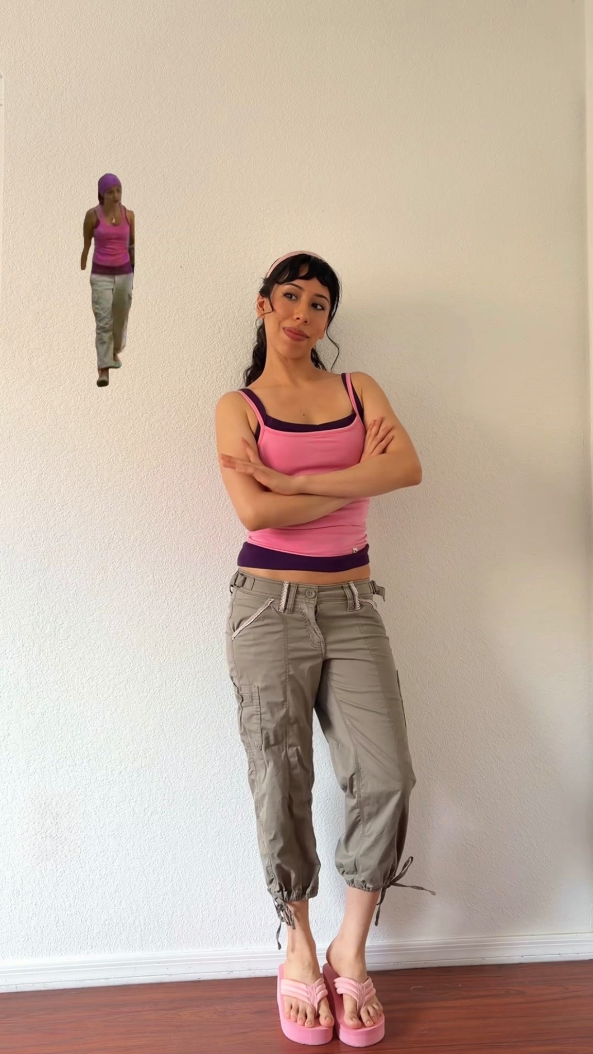 Cleo Sertori h2o outfits: capri cargos are Hollister but sold out rn