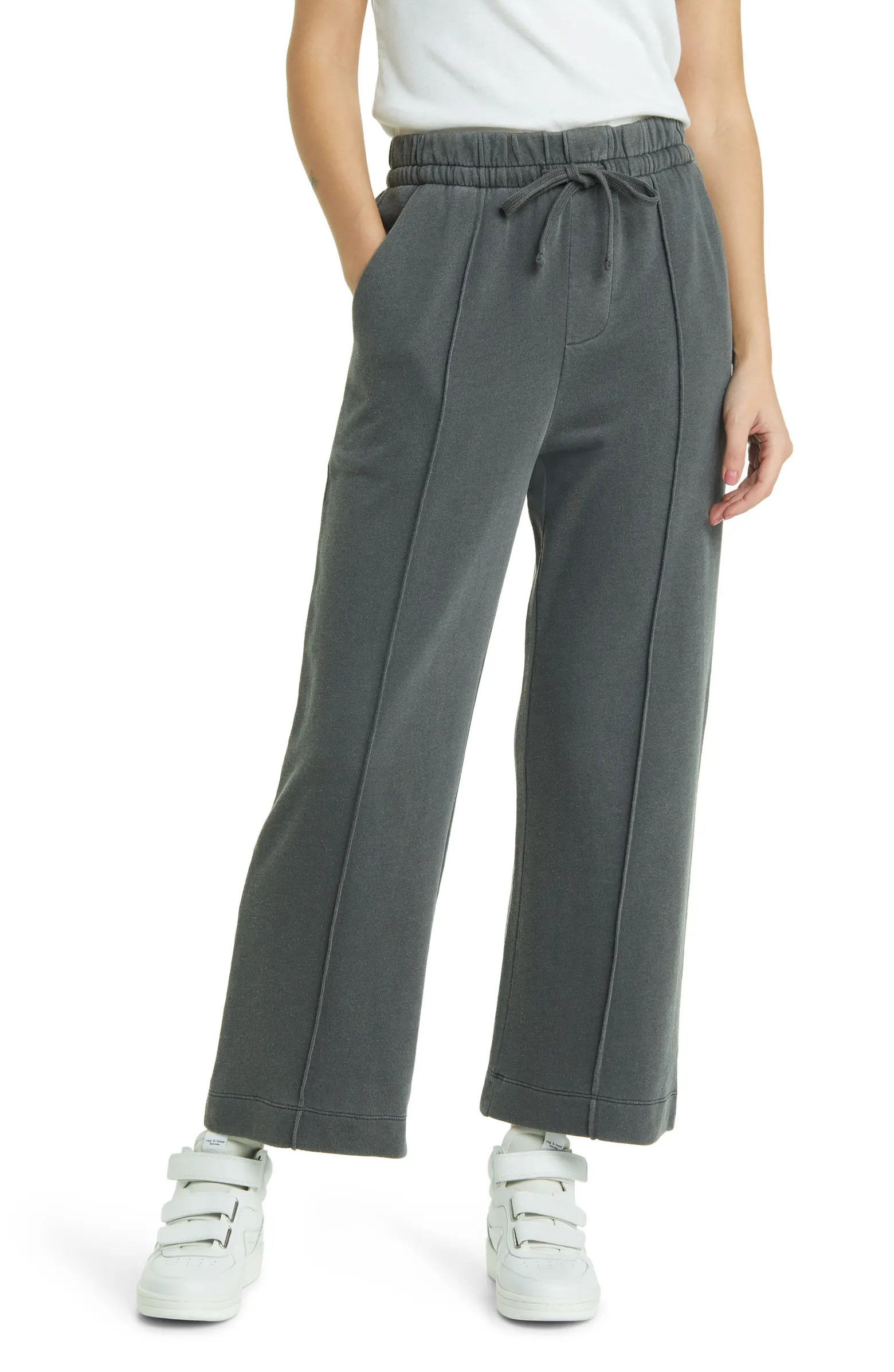 Sporty Drawstring Crop Pants | Nordstrom