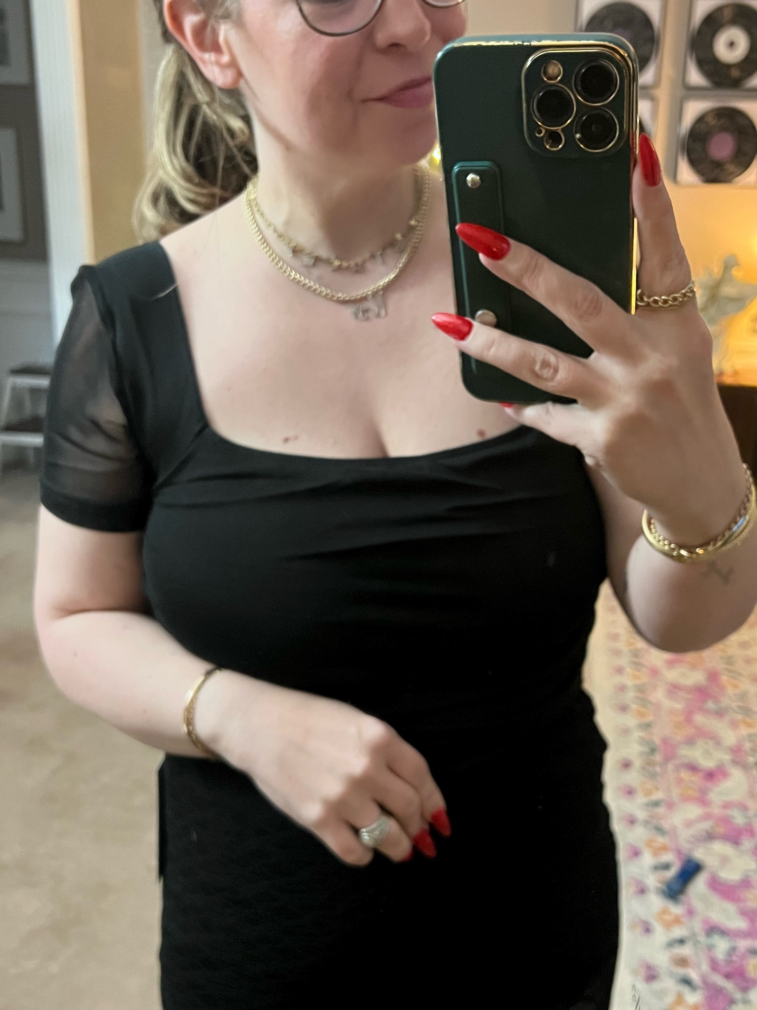 The prettiest bodysuit with a sheer sleeve 

#LTKstyletip #LTKGiftGuide #LTKfindsunder50