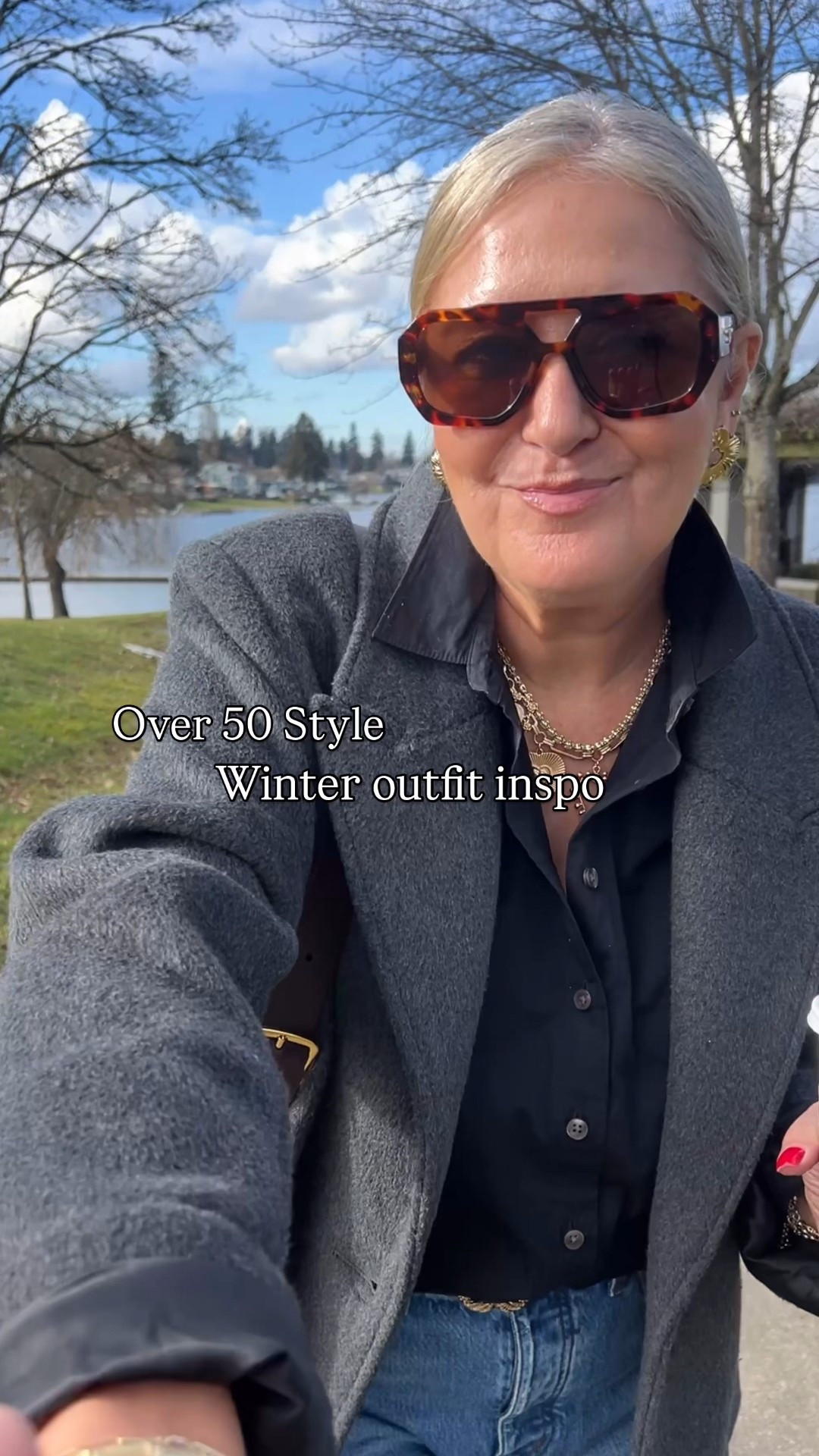 Coat is older Abercrombie but I sized up to a large! 
Jeans tts

#LTKdayinmylife #LTKOver40 #LTKgrwm