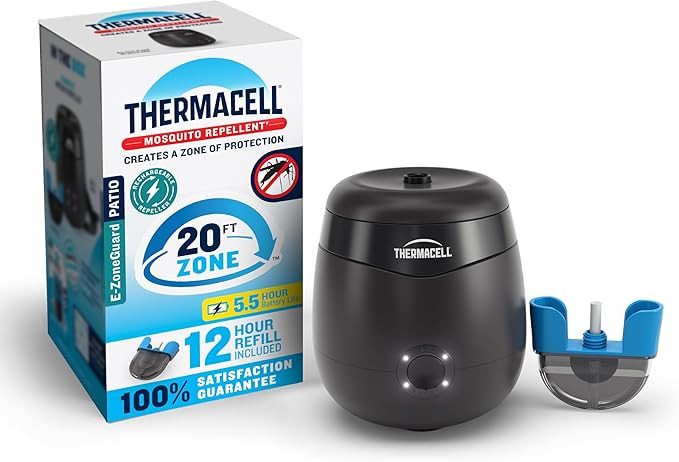 Thermacell E-Series Rechargeable Mosquito Repeller with 20’ Mosquito Protection Zone; Bug Spray... | Amazon (US)