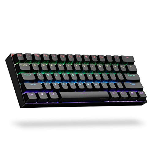 ANNE PRO 2, 60% Wired/Wireless Mechanical Keyboard (Gateron Brown Switch/Black Case) - Full Keys ... | Amazon (US)