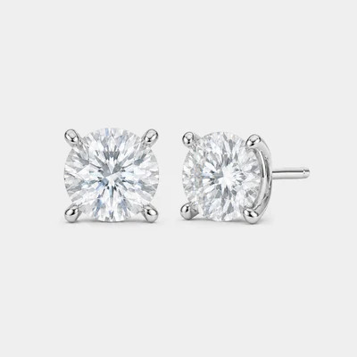 Classic Martini Moissanite Stud Earrings | LINK'D THE LABEL