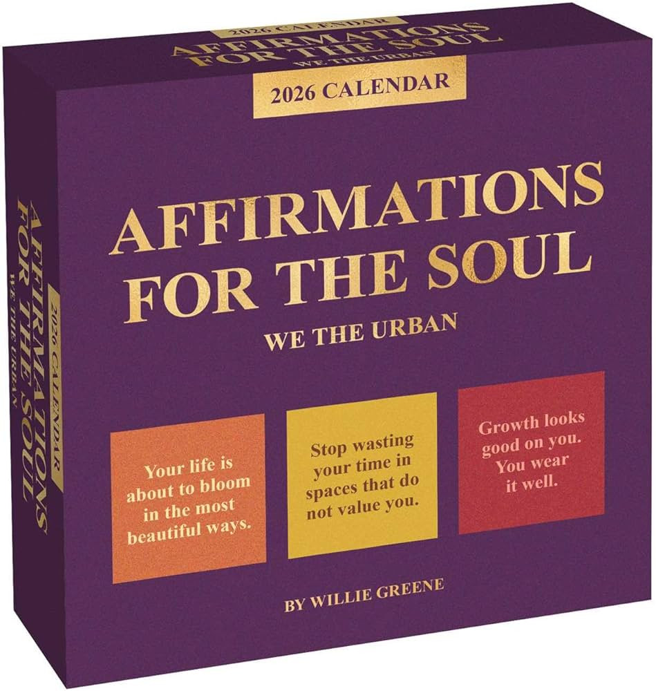 We the Urban 2026 Day-to-Day Calendar: Affirmations for the Soul | Amazon (US)