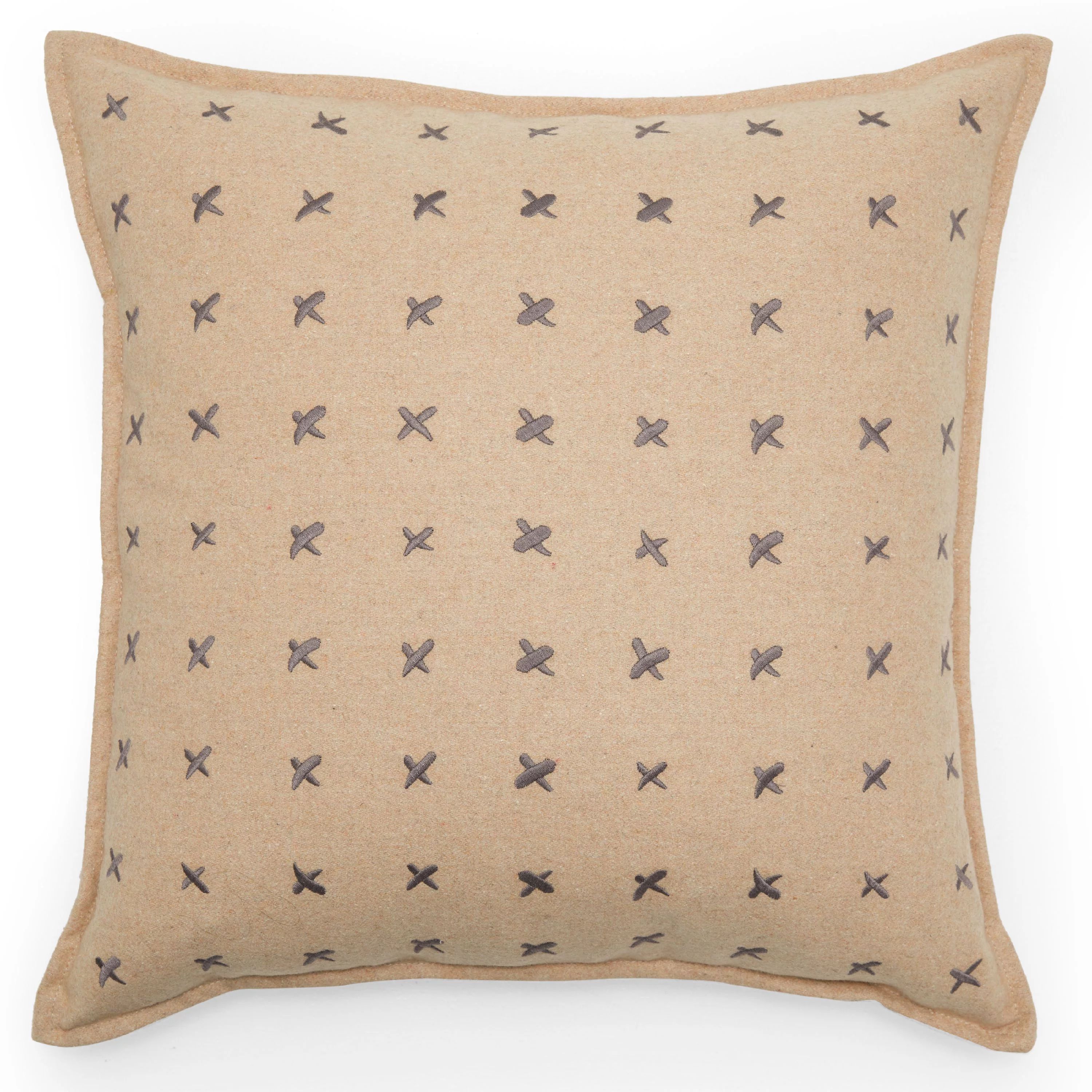 MoDRN Industrial Pick Stitch Decorative Throw Pillow, 20" x 20" | Walmart (US)