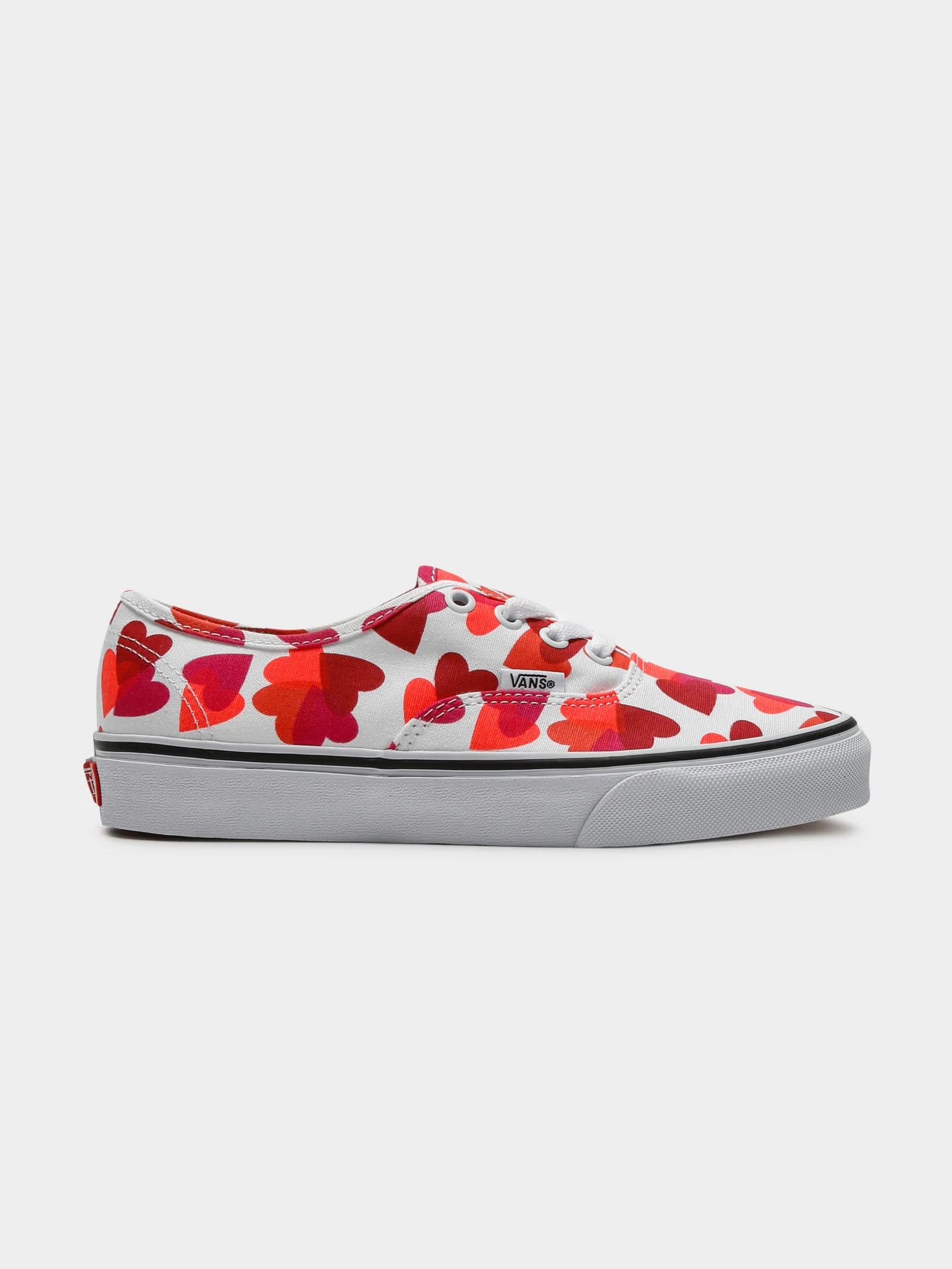 Vans - Womens Authentic Sneakers in Valentines Hearts | Glue Store (Australia & NZ)