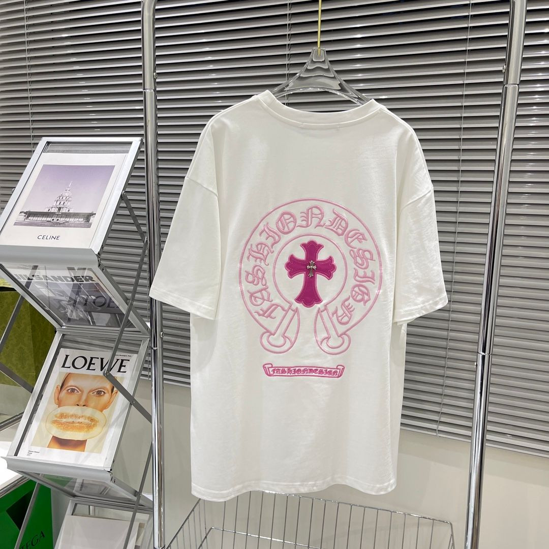 New Fashion Clothing Dupe CHROME HEARTS T-shirts Fashion Designer Cotton Shirts Long Sleeves hood... | DHGate