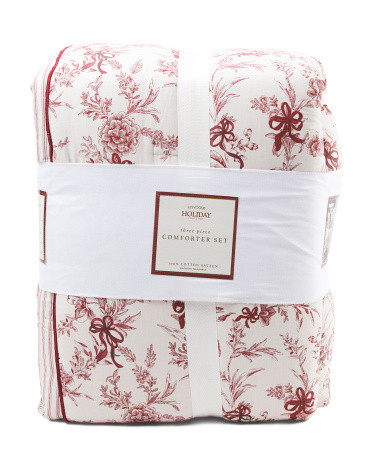 Bows Cotton Comforter Set | TJ Maxx