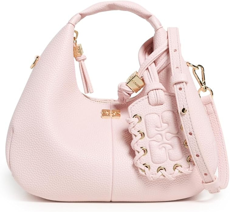Ganni Women's Mini Grained Hobo Bag | Amazon (US)