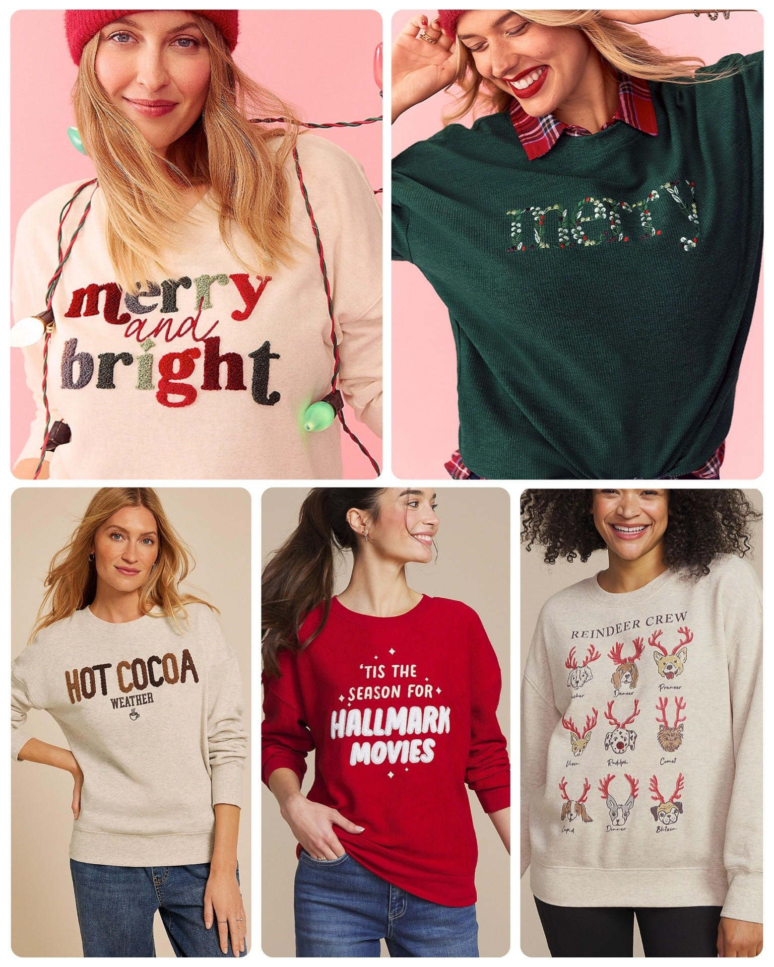 Grab the cutest holiday sweatshirts from
maurices! $29 tonight! 
#maurices #discovermaurices

#LTKHoliday #LTKOver40 #LTKFindsUnder50