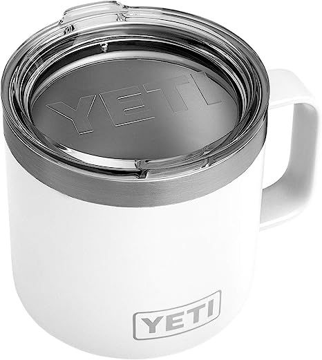 YETI Rambler 14 oz Mug, Stainless Steel, Vacuum Insulated with Standard Lid | Amazon (US)