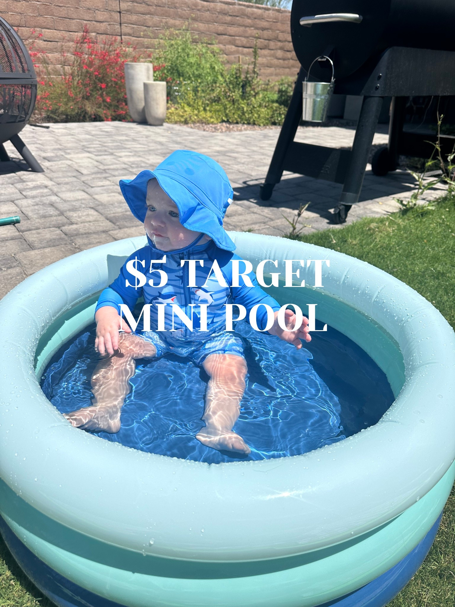 The $5 summer must-have for your baby! This mini blow-up pool from Target is perfect for keeping your little one cool and entertained. Easy to set up, safe for small spaces, and budget-friendly—grab one before they sell out! #TargetFind #BabySummerEssentials #BlowUpPool #LTKbaby #SummerOnABudget #MomLifeHacks #TargetMom

#LTKKids #LTKSeasonal #LTKBaby