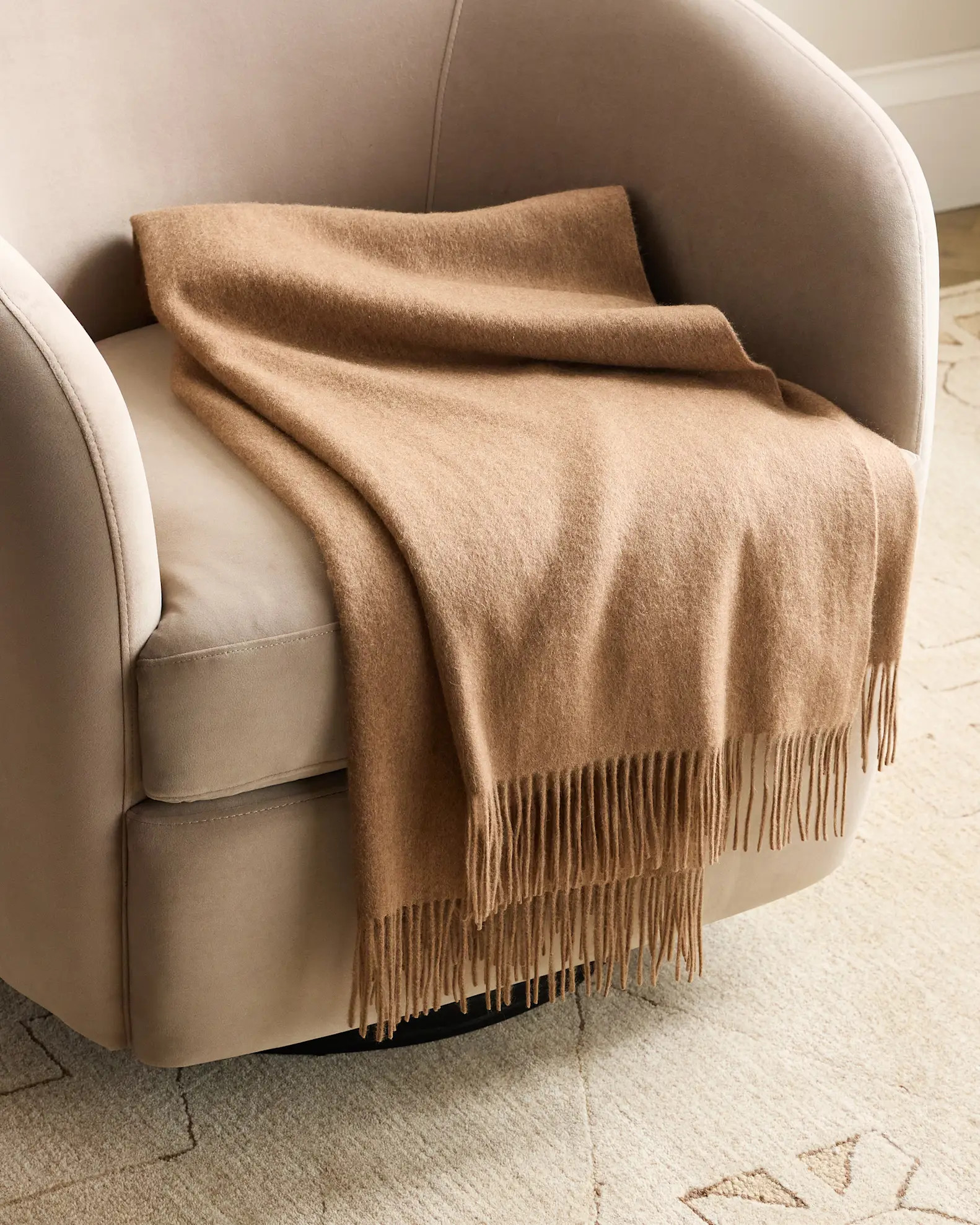 Cashmere Throw | Quince in Teak | Quince
