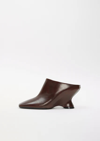 Heeled Wedge Sabot | La Garconne