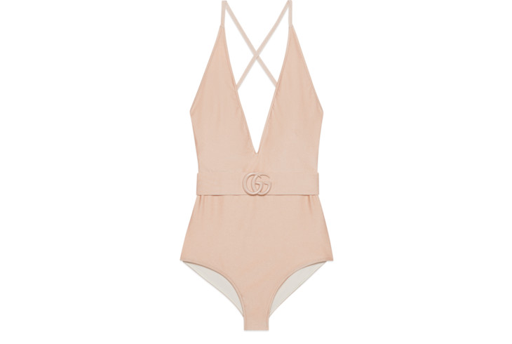 Gucci Sparkling jersey swimsuit with Double G | Gucci (US)