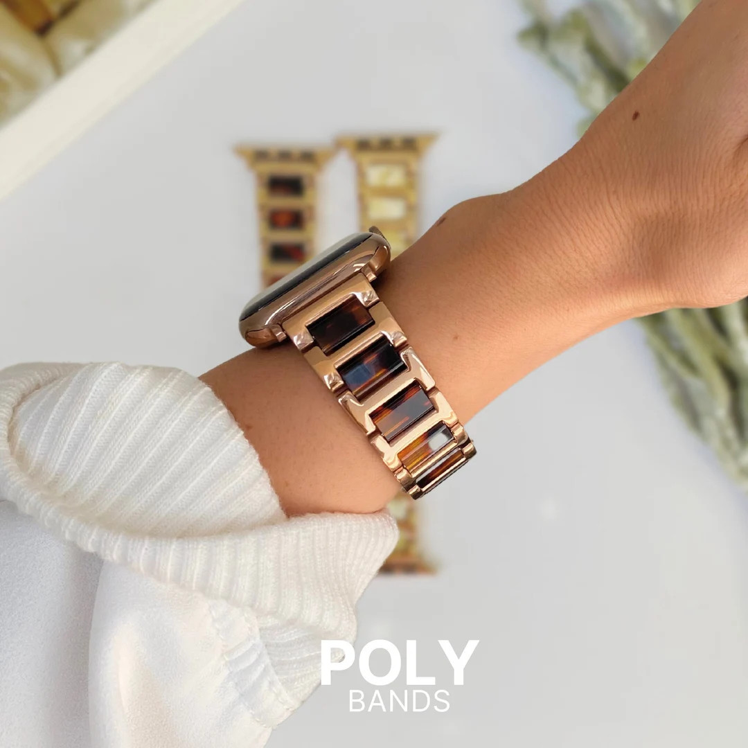 Gold Band Compatible With Apple Watch Series 9 8 7 38mm 40mm 41mm 45mm Metal Marble Iwatch Band C... | Etsy (US)