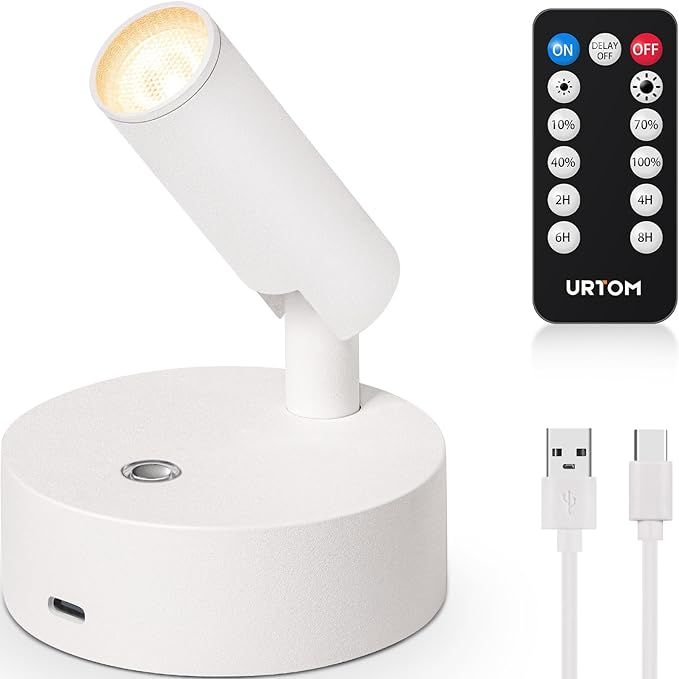 Wireless LED Spotlight Indoor with Remote Up Lights Indoor Dimmable Picture Light Battery Operate... | Amazon (US)