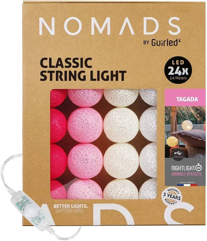 GuirLED Nomads - ﻿String Light Garland LED USB - Fairy Light - Baby Nightlight 2h - AC Adapter ... | Amazon (US)