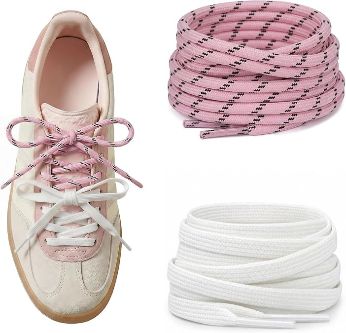 Colored Shoe Laces Multi Style Replacement Shoelaces for Boots Sneakers Cool Design Shoe Strings | Amazon (US)