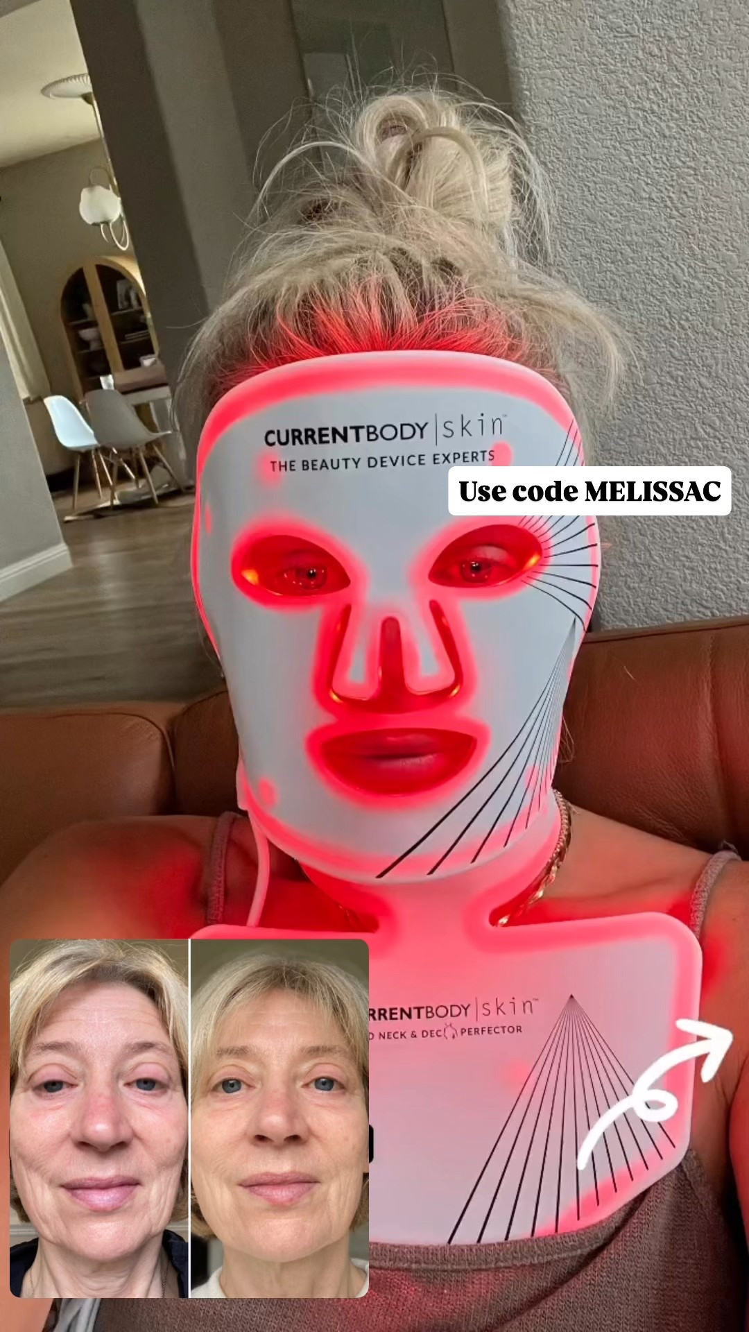 Fav red light therapy mask use code MELISSAC For sitewide discount. 

Anti aging melasma redness - all things it targets 
So much science behind red light therapy 

#LTKHome #LTKBeauty #LTKSaleAlert