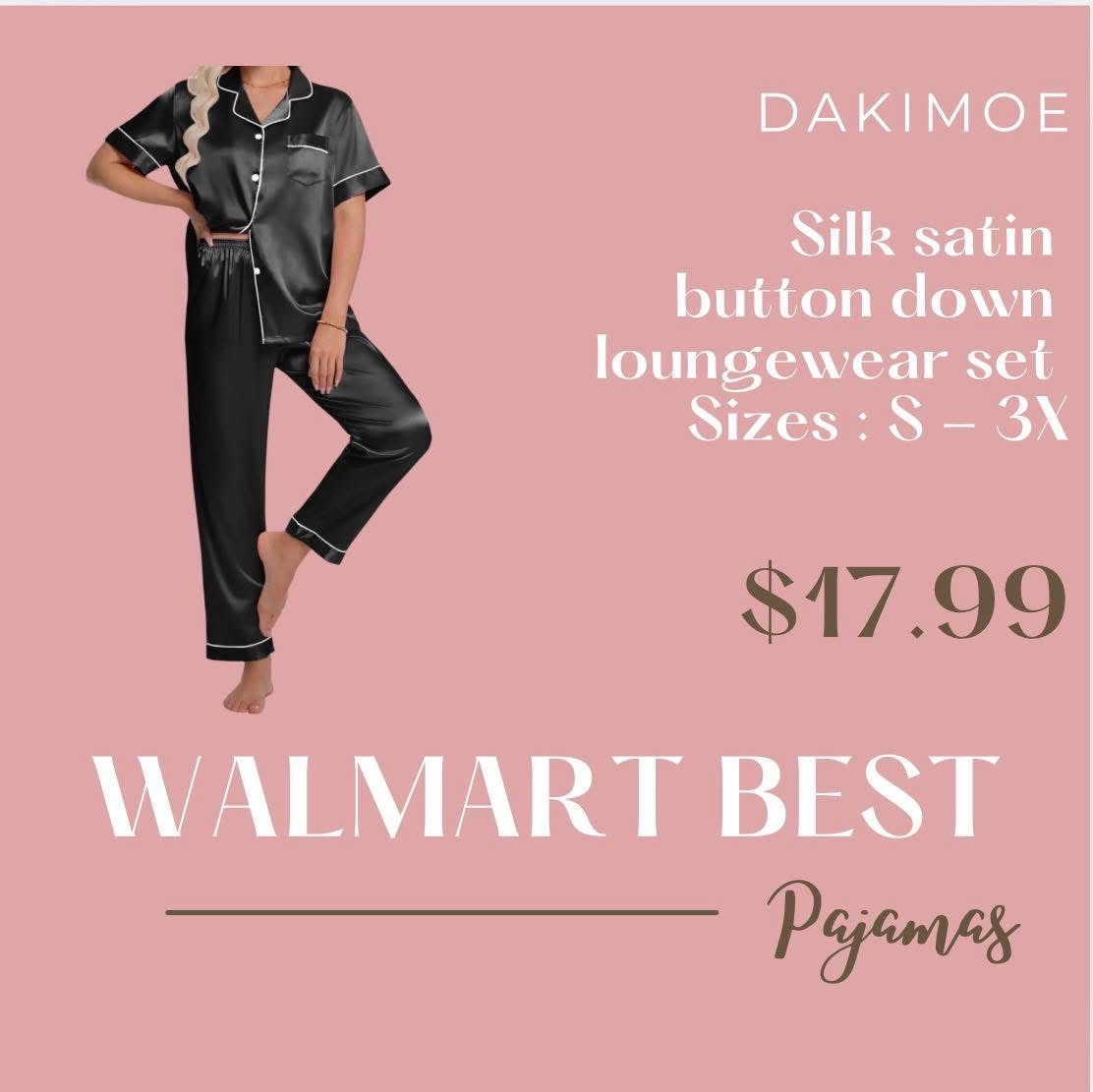 Sleep, but make it luxury on a budget ✨

This silky pajama set from Walmart feels just as luxe as designer. Soft, comfy, and perfect for cozy nights 

 

#LTKHoliday #LTKMidsize #LTKPlusSize